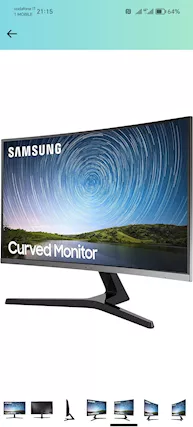 Samsung Monitor Marca Monitor modello LC27R500FHRX, colore Nero - Anteprima 3