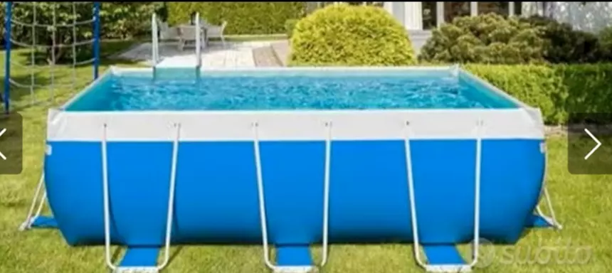 Piscina Laghetto In Tela PVC Per Pesci – Fuori Terra, Senza Telaio, Dimensioni Variabili Da 100x100x100 Cm A 800x300x100 Cm, Con Valvola Di Scarico
