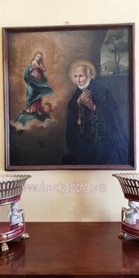 Dipinto del XX secolo raffigurante San Girolamo