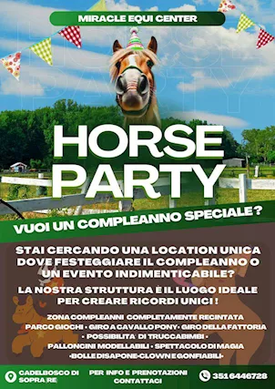 Compleanni a cavallo