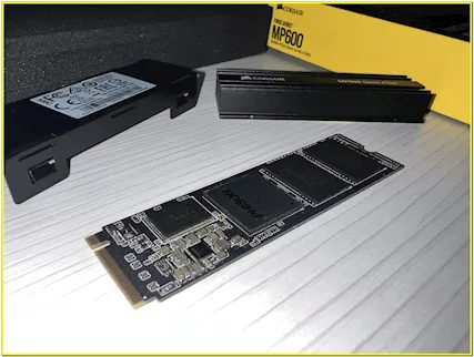 SSD Corsair Force MP600 PCIe Gen.4 M.2 NVMe 500gb, in ottime condizioni - Foto 3