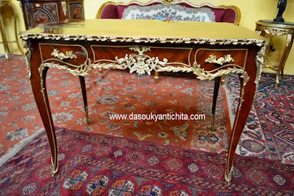 Scrittoio da centro cm. 113 stile Luigi XV bureau plat