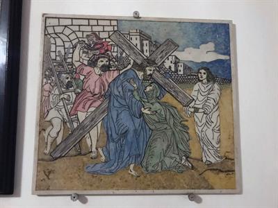 Quadro, bassorilievo su marmo