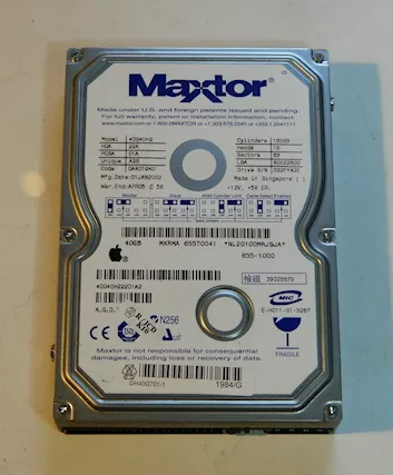 HDD Maxtor 4D040H2 40GB IDE 3.5”