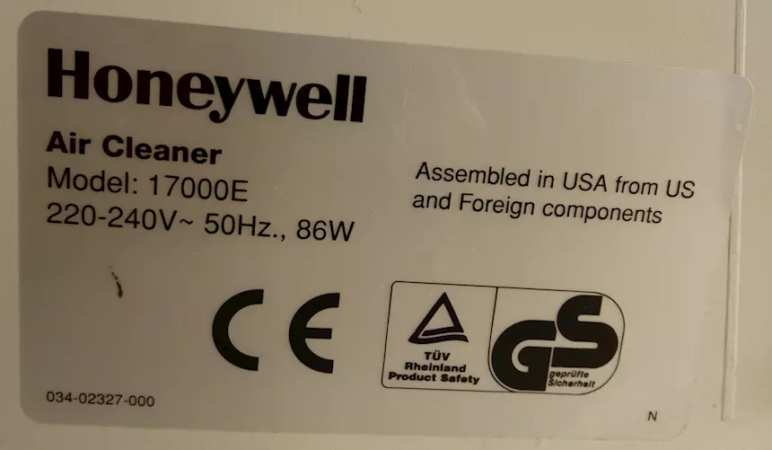 Purificatore d'aria Honeywell per casa portatile - Foto 7