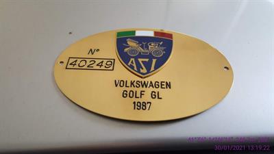 Golf 2a Serie 1300 GL 5 P targa oro ASI Anno 1980 Km 144000 - Foto 4