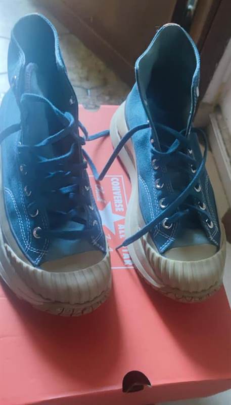 Foto 6Converse all stars azzurre originali, modello alto