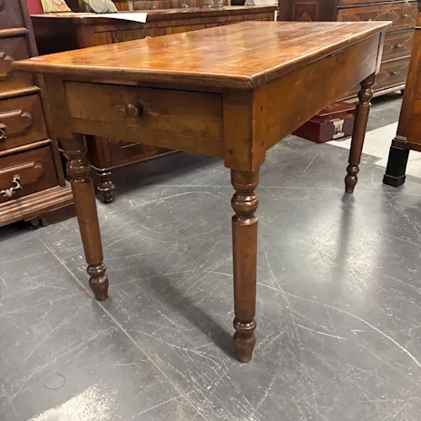 Antico tavolo Luigi Filippo, XIX sec ciliegio massello