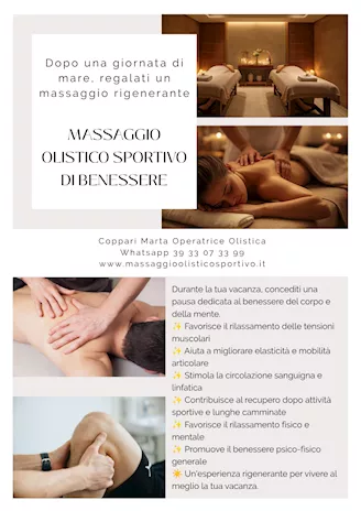 Massaggio olistico sportivo e trattamenti muscolari