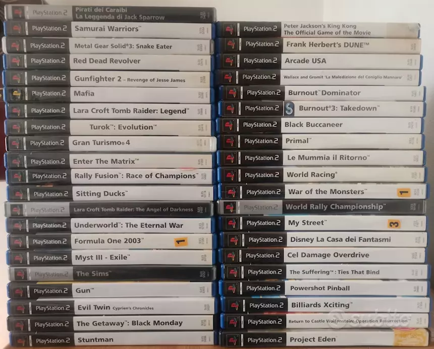 Giochi playstation 2
