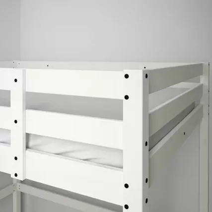Letto soppalco Stora Ikea colore bianco, in legno - Foto 2