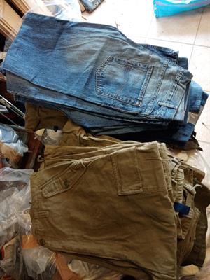 Stock 912 jeans pantaloni marca uomo donna taglie assortite - Foto 4
