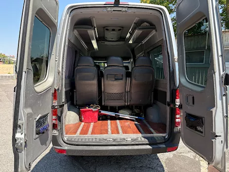 Sprinter Mercedes SITCAR 9 posti Anno 2014 Km 395000 Euro 5, colore grigio - Anteprima 7