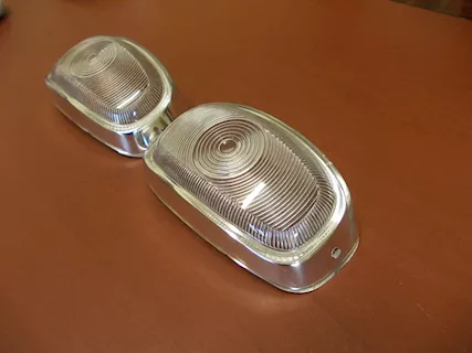 Lenti fanalini anteriori Peugeot 404, marca Altissimo - Foto 4