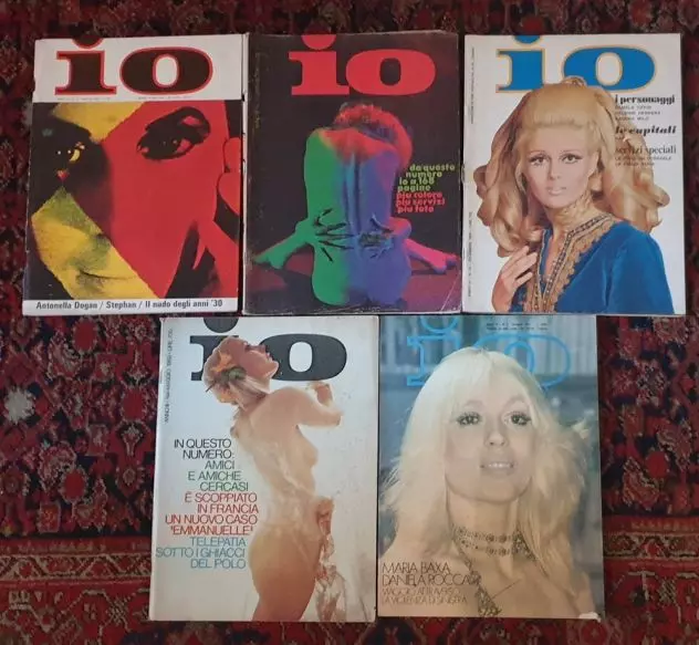 Lotto 5 IO anni '60 '70 S.Milo P.Tiffin M.Baxa D.Rocca