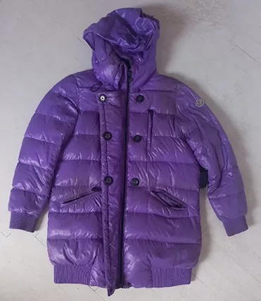 Giaccone viola Moncler Afnor G32-003 Classe 1