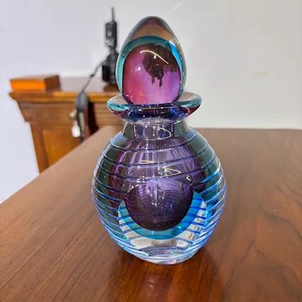 Vetro murano vaso sommerso anni 70 Flavio Poli . H 17, ottimo stato - Foto 2