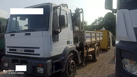 Iveco Eurotech 190 e 34 K gru e ribaltabile