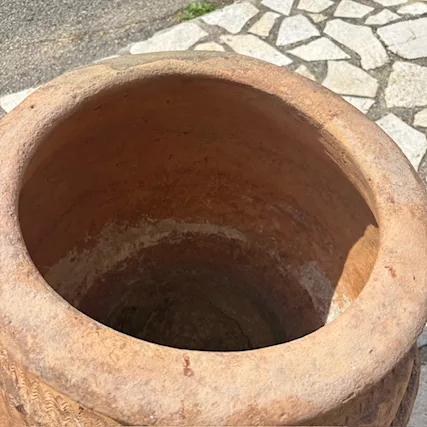 Antico grande orcio vaso terracotta - Foto 5