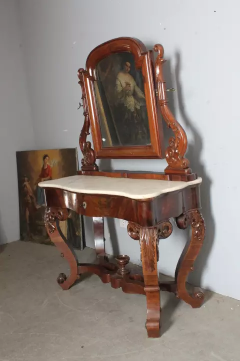 Antica splendida Console toilette Napoli metà 800