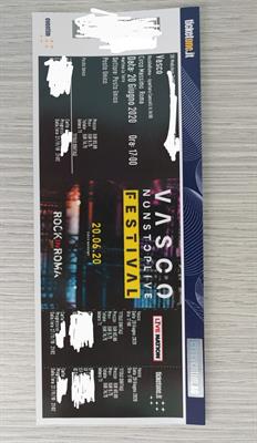 Biglietti Concerto Vasco Rossi 12/06 Roma