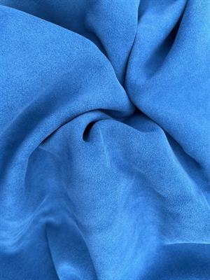 Pelle scamosciata colore Azzurro da pelletteria