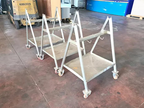 Carrelli inox per pastifici usati