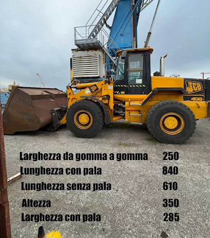 Pala gommata JCB