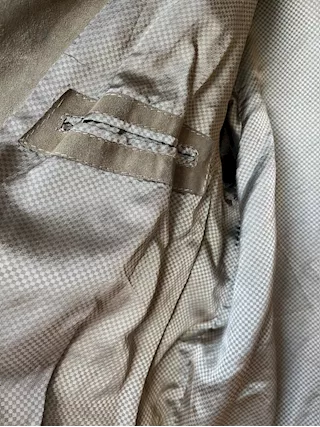Giubbino sartoriale, color cammello, taglia 48 - Foto 5