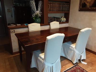 Tavolo in olmo metà 800 restaurato