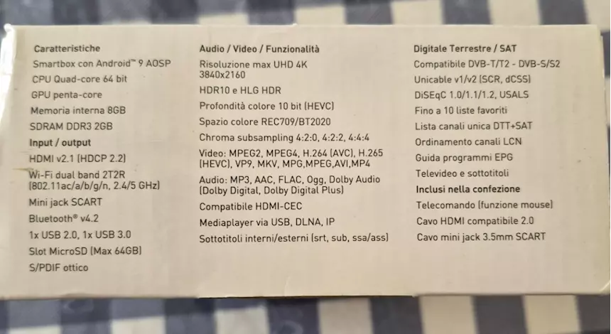 Foto 5 Digitale terrestre Telesystem TS UP 4K Wi-Fi