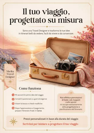 Travel designer - Itinerari di viaggio su misura