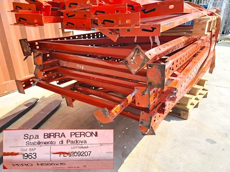 Correnti e spalle per pallet racking usate - Foto 4