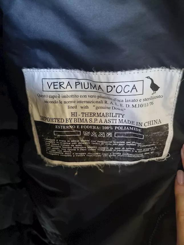 Foto 4Piumino da donna lungo Combipel, taglia l