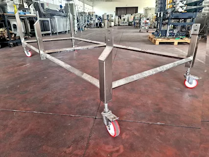 Carrello industriale inox usato