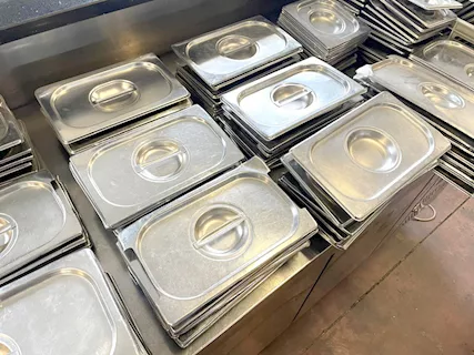 Coperchi per gastronorm in inox e trasparenti usati - Foto 3