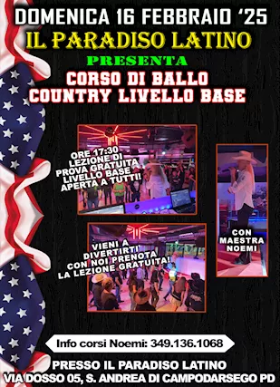 Corso di Ballo Country livello Base