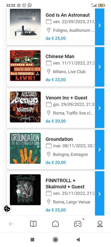 Voucher ticketOne
