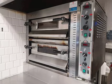 Forno professionale per pizza a 2 camere