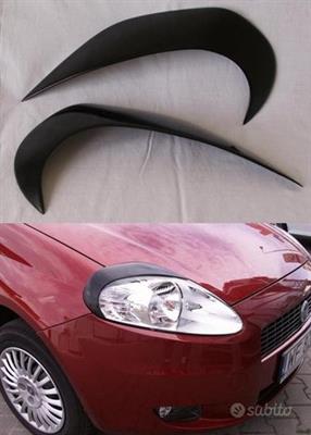 Palpebre carenature fari Fiat Grande Punto