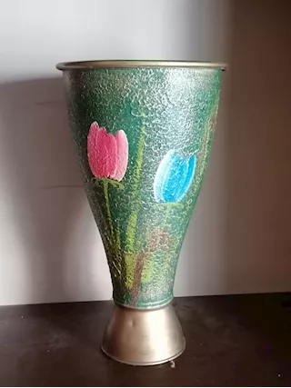 Portaombrelli in metallo vintage