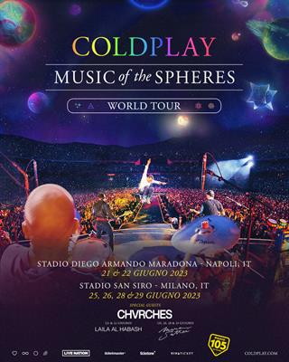 2 Biglietti Coldplay stadio