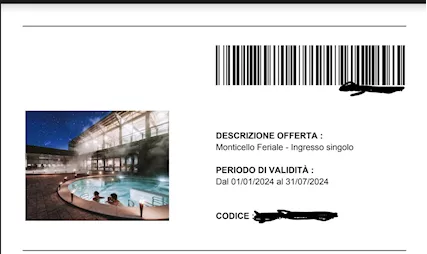  Voucher Monticello Spa