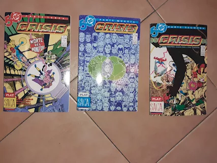 Crisis on infinite Earths Saga DC Play Press 1990 n.2,3,4
