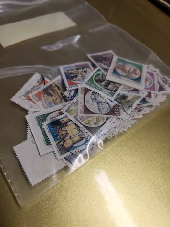 Francobolli serie castelli d'Italia