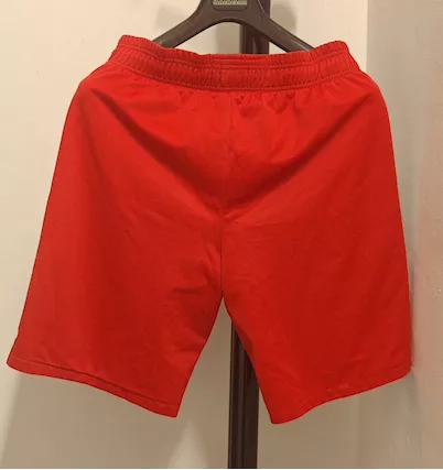 Pantaloncini basket marca MACRON, bianchi e rossi, taglia M,, in buone condizioni - Foto 6
