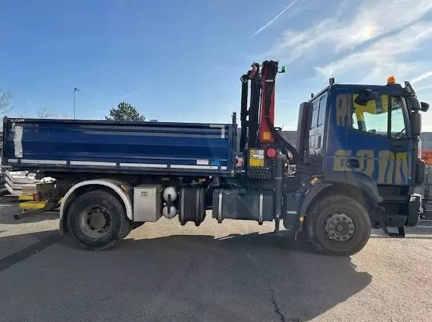 Foto 2 Iveco Trakker AD190T - 410 Gru Palfinger PK 13001K Cassone Ribaltabile