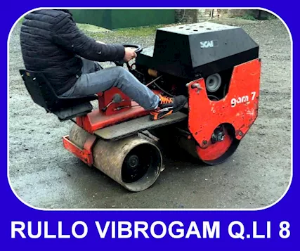 RULLO VIBROGAM Q.LI 8 avviamento a batteria Anno 2000 - Foto 2