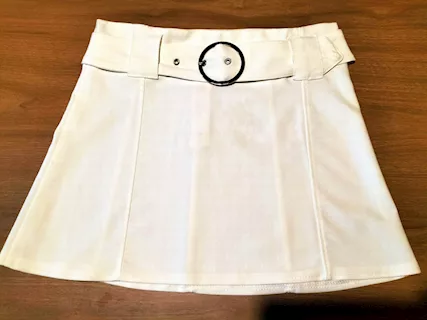 Gonna elasticizzata con cintura NUOVA