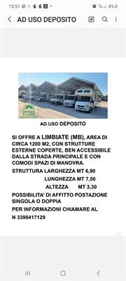 Deposito - Si offre ad uso deposito area di